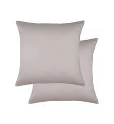 Lot de 2 taies satin de coton 120 fils Ava uni Garnier Thiebaut