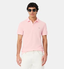 Polo droit en coton piqué stretch Paris Lacoste