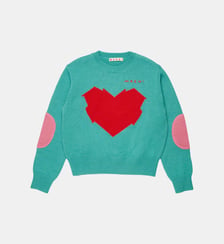Pull ras du cou avec logo Marni
