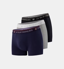 Lot de 3 boxers en coton Le Slip Francais