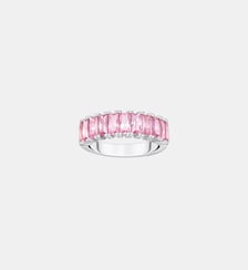 Bague pierres roses pavé Thomas Sabo