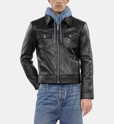 Blouson en cuir The Kooples