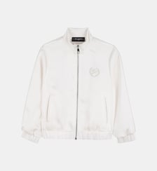 Sweat zippé à capuche Karl Lagerfeld Kids