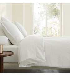 Housse de couette en percale de coton lavé 120 fils AM.PM