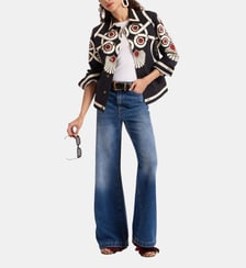 Veste JJ Jean Medallion Placée Black La DoubleJ