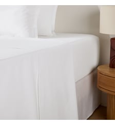 Drap plat uni en percale de coton, 80 fils La Redoute Interieurs