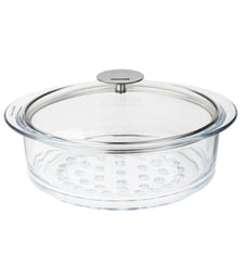 Elément cuit vapeur verre Ø24 cm Cristel