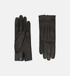 Gants Beverly Cuir Doublés Cachemire Agnelle