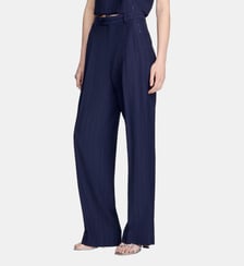 Pantalon à rayures et sequins Sandro