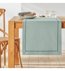 Chemin de table lin/coton lavé Métis Bourdon La Redoute Interieurs