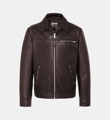 Blouson casual, cuir d'agneau Schott