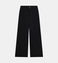 pantalon Jimmy en crêpe de polyester noir Agnès b.