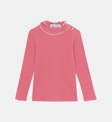 T-shirt -   coton col volanté Tartine Et Chocolat