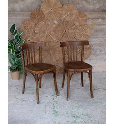 Paire de chaises bistrot Alma N°2043 - Produit chiné Debongout