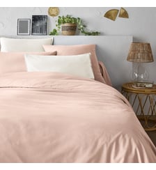 Housse de couette unie percale coton bio Scenario La Redoute Interieurs