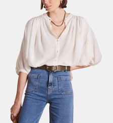 Chemise en voile de coton fluide La Fée Maraboutée