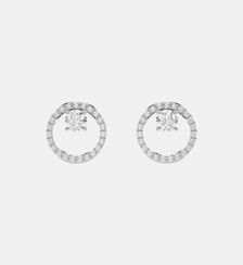 Clous d'oreilles Constella, Métal rhodié Swarovski