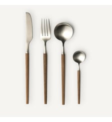 Ménagère 16 pièces, inox et bois d'érable AM.PM