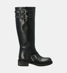 Botte violine - cuir lisse Colisée Paris