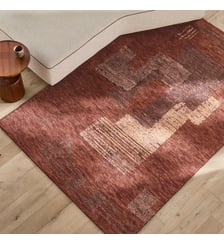 Tapis noué à la main, en laine majoritaire AM.PM