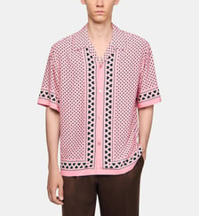 Chemise fluide à imprimé cœur Sandro