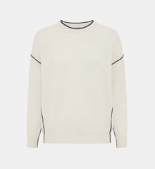 pull en cachemire à liseré - jayda Gerard Darel