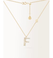 Collier Initiale F Or Jaune PIAPARIS