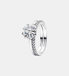 Bague Séparable Trèfle à Quatre Feuilles Scintillantes Pandora
