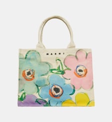 Sac cabas Desert Flower en toile Marni