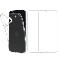 Pack iPhone 17 coque + verre trempé X2 Essentiel B