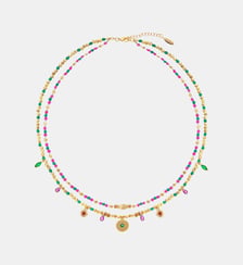 Collier multirangs perles et pampilles SHERAZAD Hipanema
