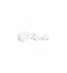 Chargeur 100W 3 ports blanc GaN Belkin