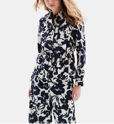 Veste vgrace6 - Motif floral - Viscose lenzing ecovero - Coupe droite Caroll