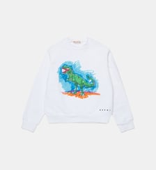 Sweatshirt à col rond avec logo à thème Jurassic World Marni