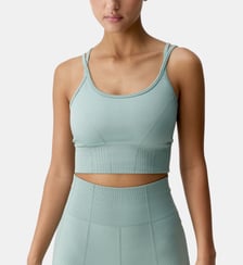 Brassière de sport femme Sureya maintien moyen bretelles coussinets amovibles Born Living Yoga