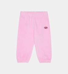 Pantalon en velours avec logo Diesel Kids