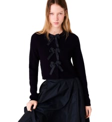 Cardigan à boutons nœuds Maje