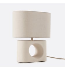 Lampe à poser en céramique et lin La Redoute Interieurs