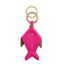 Porte-clés funny fish en cuir signature Lancel