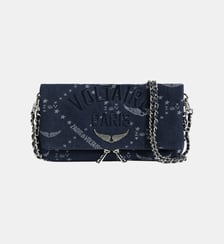 Pochette Rock Denim Monogram Zadig&Voltaire