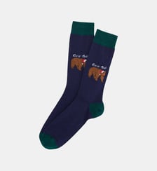 Chaussettes en coton - Bear Noël Marine Arthur