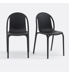 Lot 2 chaises de jardin polypropylène La Redoute Interieurs