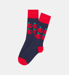 Chaussettes en coton - Pomme d'amour Marine Arthur