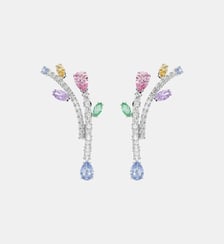 Pendants d'oreilles Ariana Grande x Swarovski, Métal rhodié Swarovski