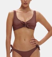 Haut de maillot de bain triangle sans armature - Lurex Dark Purple Simone Pérèle