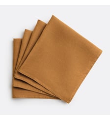 Lot de 4 serviettes de table lin lavé Victorine La Redoute Interieurs
