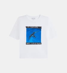 t-shirt Brando en jersey de coton artiste P.P blanc Agnès b.