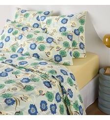Housse de couette en percale de coton, imprimé fleurs La Redoute Interieurs