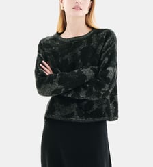 Pull mflorentine - Motif floral - Coupe droite Caroll