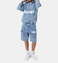 Blouson en jean à capuche DKNY